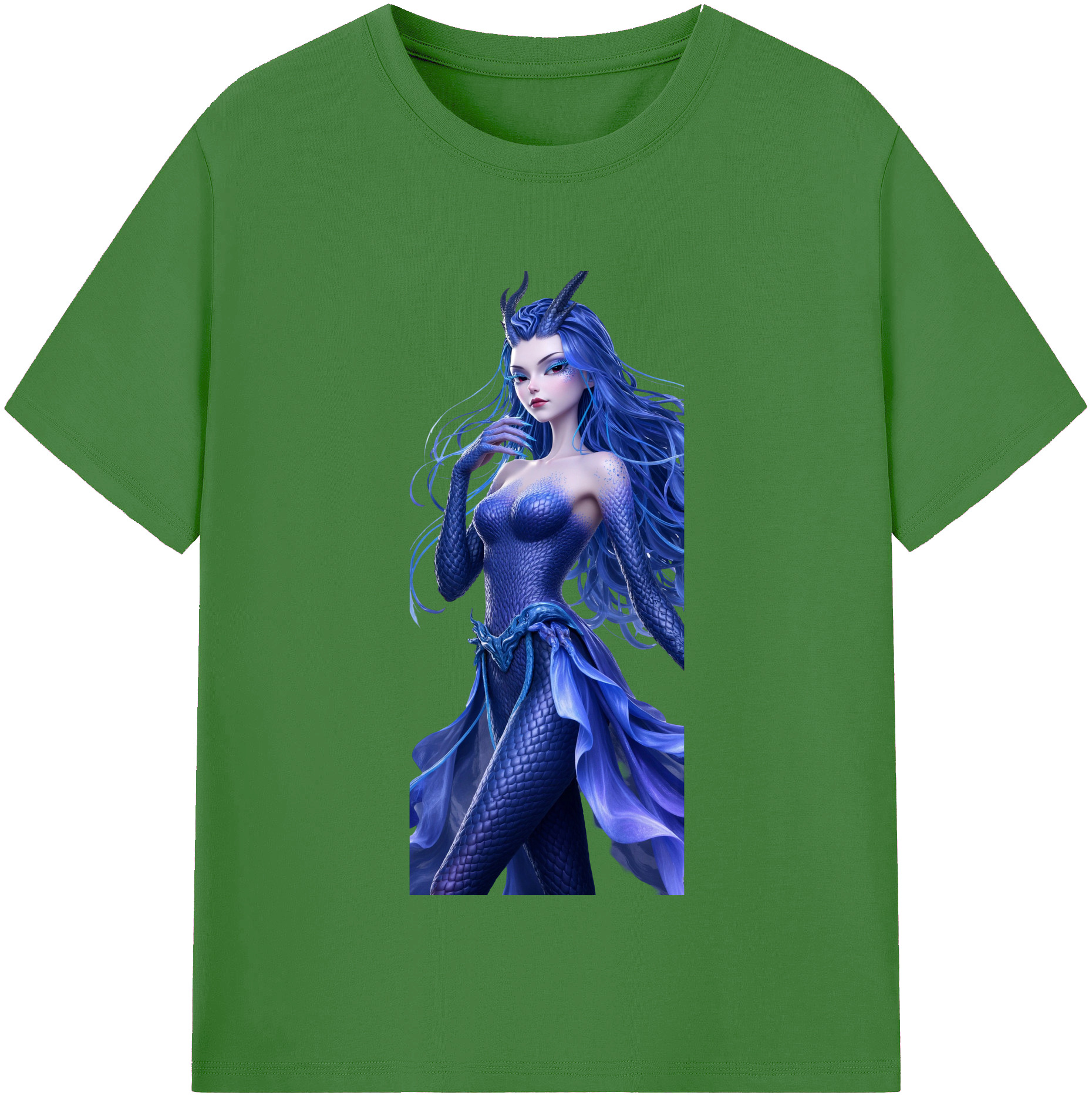 （画像用） Ne Zha 2 ナタ 魔童の大暴れ レディースカジュアルプリントTシャツ（綿100％）